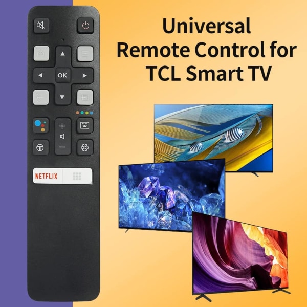 Uusi RC802V FMR1 -äänikaukosäädin TCL Android TV:lle 40S330 32S330 43S434 50S434 55S434 65S434 75S434 32S6500A 65P8S 65P8 55P8S 55P8 55EP680 50P8S 50P8 4