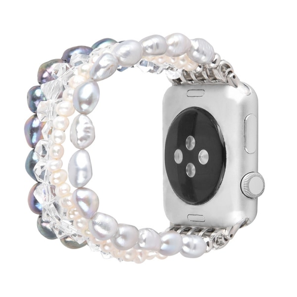 Beaded armbånd for Apple Watch Band 42/44/45 mm Series 8 7 SE 6/5/4 Mote Søt håndlaget perle elastisk klokkerem