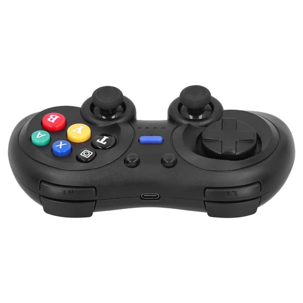 Trådløs Gamepad Game Controller Gaming Joystick Gyroskop til TURBO til Windows PCBlack