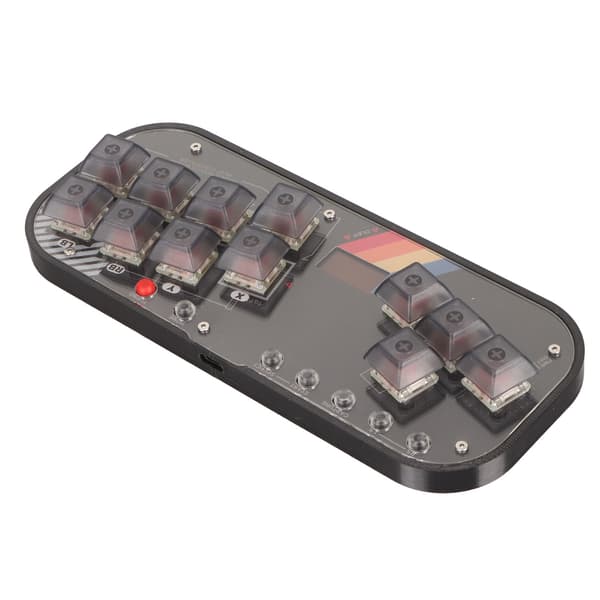 for Fighting Box Keyboard til Hitbox Mini Fighting Game Controller til SOCD Arcade Fight Stick til Mixbox Mekanisk Switch Knap