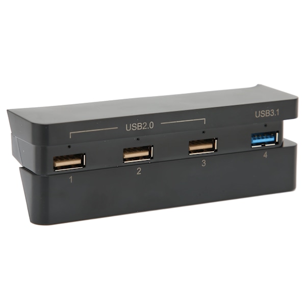 USB Hub Høj Hastighed 4 Port USB 3.1 2.0 USB Udvidelse Oplader til PS4 Slim Spilkonsol