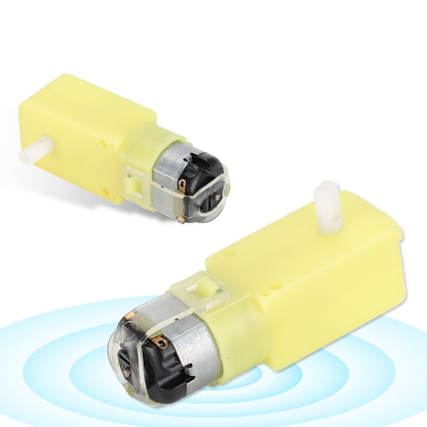 DC 3V-6V ABS kaksoisakselin akselilla varustettu TT-moottori Arduino Smart Chassis -autolle