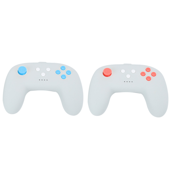 Trådløs Bluetooth Gamepad for Switch Pro Mini Grip Håndtak for NS Lite Dobbel VibrasjonLys Grå