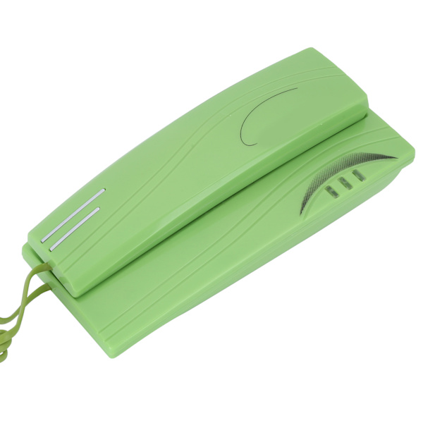 Mini Hemtelefon Trådbunden Telefon Bordsväggmonterad Sladdtelefon för Hemkontor Hotell