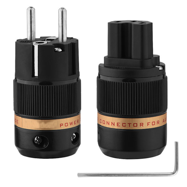 VE501s   VF501S VIBORG Aluminium Shell Pure Copper Power Plug IEC Connector