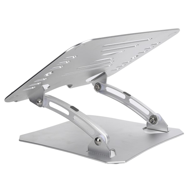 Bærbar computer stand justerbar bærbar skrivebordsstativ Tablet holder kølebase sølv