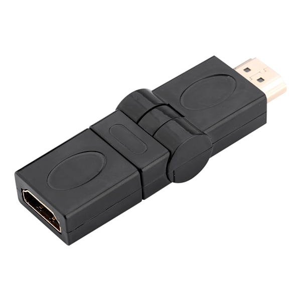 360 graders roterende svingbar HDMI hann til HDMI hunn justerbar adapterkonverter