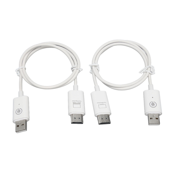 Trådløs HD-sender og -mottakersett Støtte 1080P Dual Mode Plug and Play HD Dongle Adapter for bærbare datamaskiner Streaming Video
