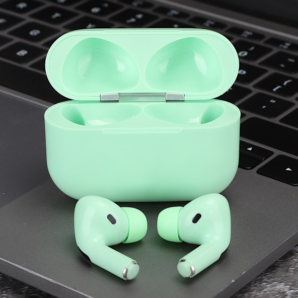 Bluetooth-hörlurar TWS 5.0 Trådlösa headset Handsfree In-Ear-hörlurar Byt namn Plats Sport-hörlurar för IOS för AndroidGrön