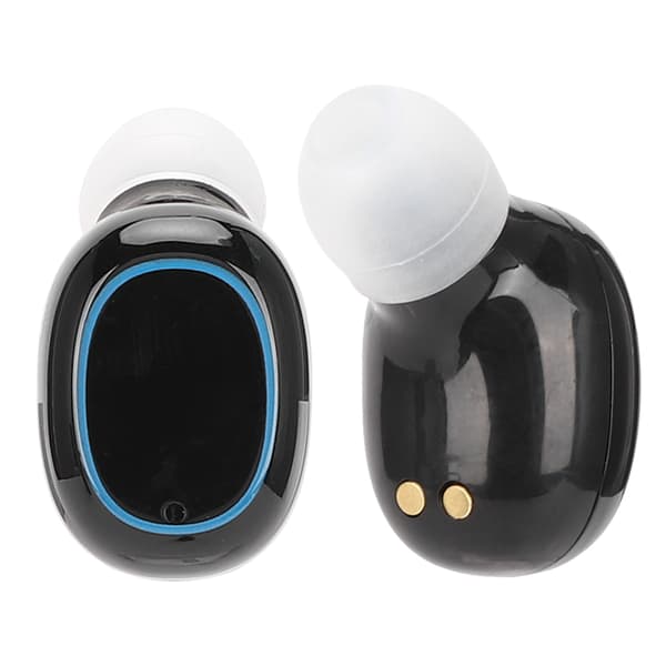 Leisure Office Trådløst Bluetooth Headset 5.0 Touching Control Binaural Earphone A2S TWS(2600 mAh sort )