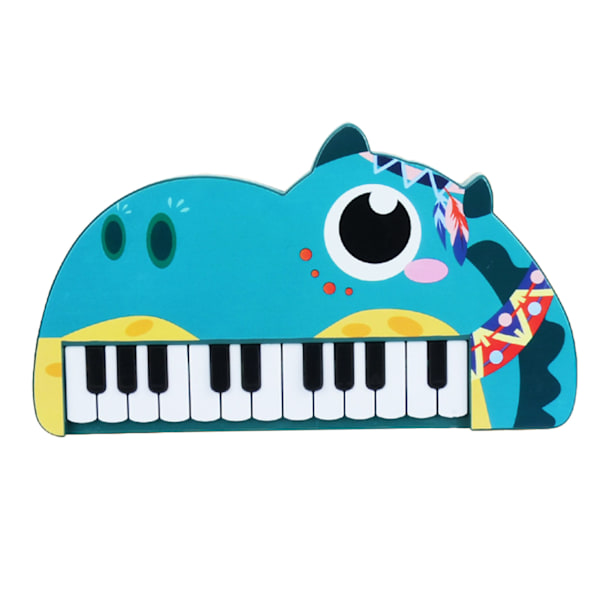 Barn Piano Tangentbord 22 Tangenter Cartoon Multifunktionell Småbarn Piano Leksak Tangentbord för Pojkar och Flickor