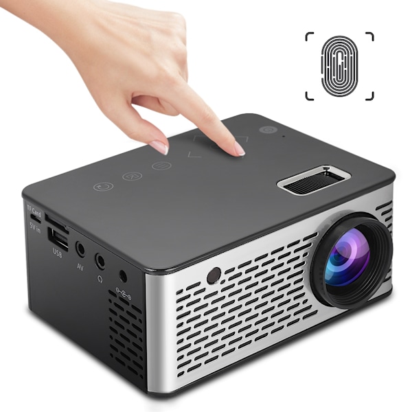 Mini Hem Bärbar HD 1080P Smart LED Projektor HDMI USB Hemmabio