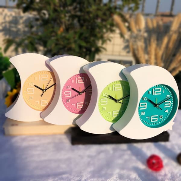 SAYTAY Sovrum Väckarklocka, Måne Väckarklocka, Student Heminredning Skrivbordsur
