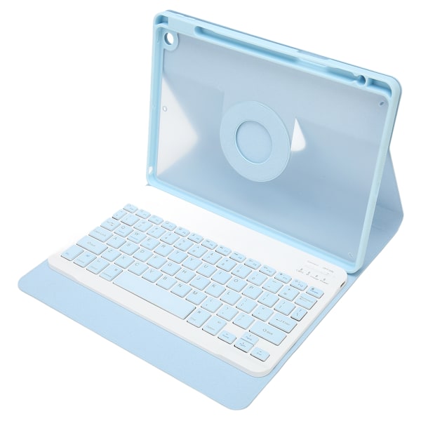 Tastaturetui med blyantholder til IOS Tablet 10.2in 2019 7 Generation 10.2in 2019 8 Generation 10.2in 2020 9 Generation Blue