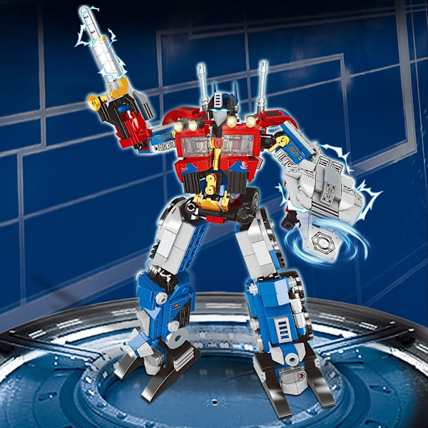 Transformer Robot Bil Byggesett for Gutter 8-12 År, 8-i-2 Robot Fly Skip Byggesett for 10 År Gammel Gutt, Julebursdagsgave