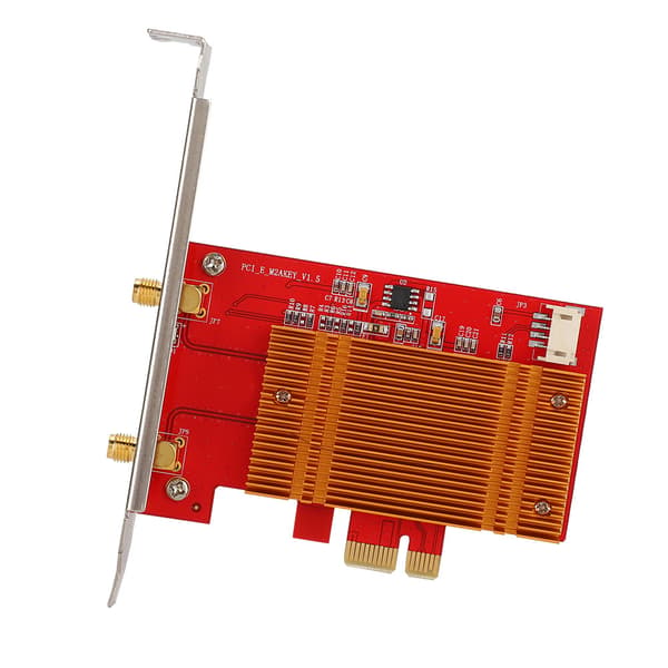 For Intel 9260AC Dual-band Wireless Bluetooth PCI-E Desktop Network Card med lang antenne