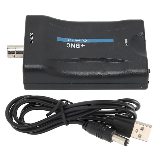 HighDefinition Multimedia Interface til BNC-omformer Q9 Head Video Signal Conversion Box(Svart )
