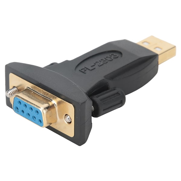 PL2303 Högpresterande chip ABS-hölje Guldpläterad USB2.0 till RS232 Honadapterkontakt