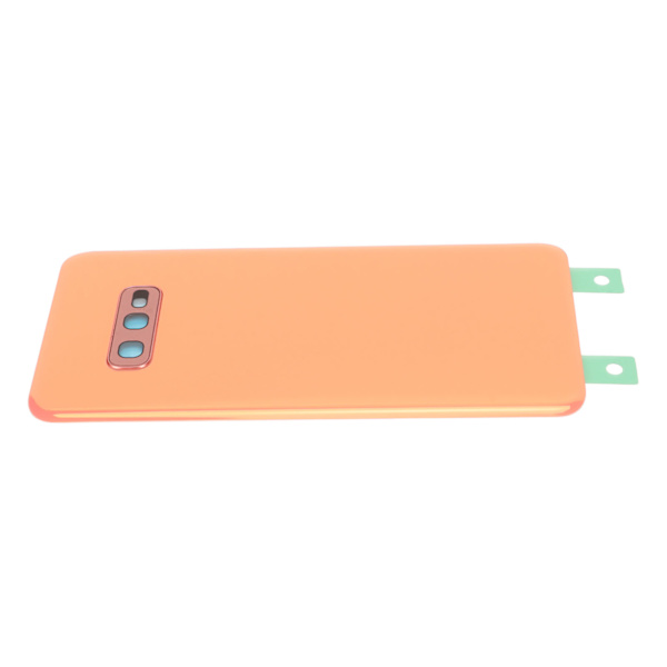 Front Outer Glass Screen och Back Glass Cover Kit för Galaxy S10e Ersättning Phone Glass Screen med Pre Installed Tapes Repair Tools Orange