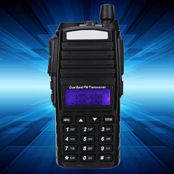 UV-82 5W kaksoiskaistainen VHF UHF -radiopuhelin 136-174/400-520MHz