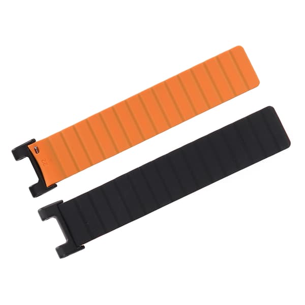 Smartwatch udskiftningsrem af silikone med magnetisk system til Amazfit Trex Trex Pro (sort orange)