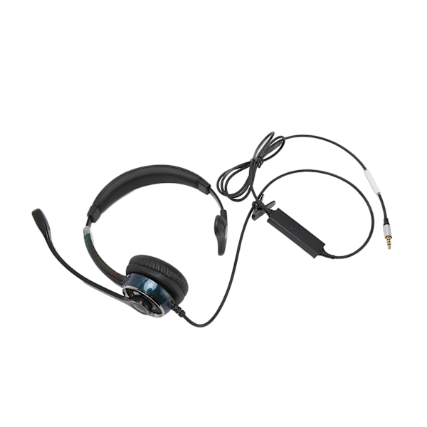 Telefon Headset Professionel Støjreducerende Single Ear Kundeservice Headset til Call Center Kontor Enkelt 3,5mm Interface