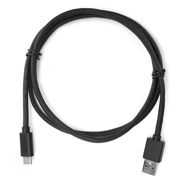USBA til USBC-kabel Universal datalinje Lydtransmissionskonverteringssnor 1 meter Sort