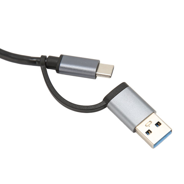 4 i 1 USB3.0 Hub 5Gbps USB C til USB 3.0 Hub USB Splitter USB Hub Extender USB3.0 Dongle for Windows for Linux for Chrome OS
