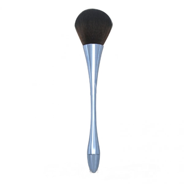 1 st xiaoman midja lös pulver borste, multi-färg rouge makeup borste bägare honung borste, blå handtag foundation borste
