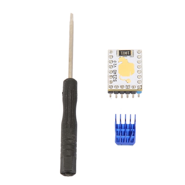 Stegmotor Driver S2240 V2.0 SPI 256 Underavdelning 3A IFS 2.1A IRMS 4.5V till 36V TMC2240ATJ Chip Stepper Motor Driver