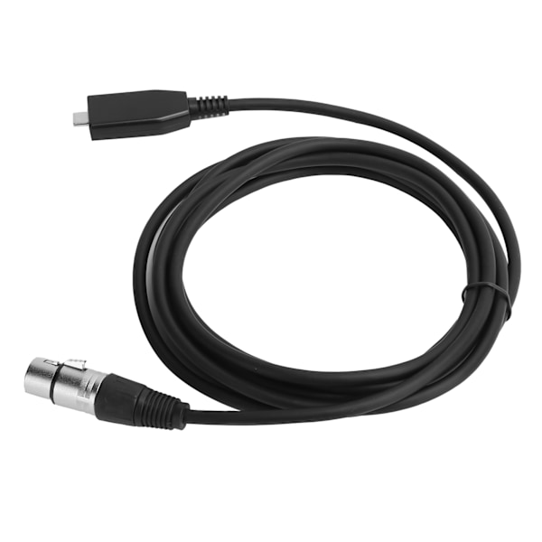TY18 Mikrofonikaapeli TypeC uros - XLR naaras Äänityskaapeli Liitinjohto Tarvike 3 m