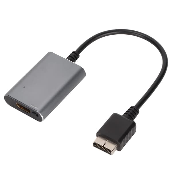 For PS2 til HD Multimedia Interface Konverter Høj nøjagtighed Plug and Play Bærbar til PS2 til AV Konverter