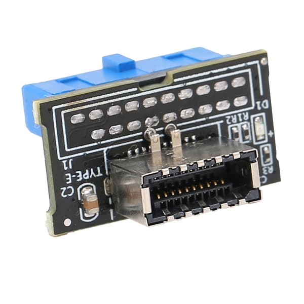 Board-sovitin KeyA 20-pin TypeE - 19-pin USB 3.0 -urosliitäntä etupaneeliin