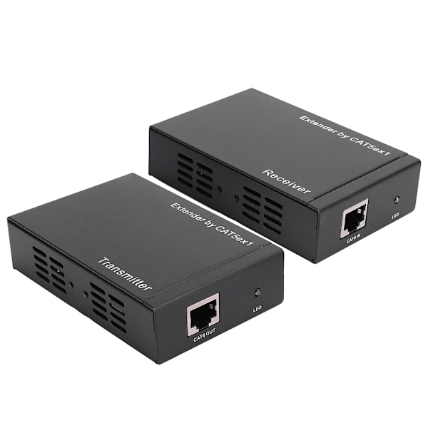 E50C Aluminium Alloy HDMI High Definition Net Extender til RJ45 Forsterker 50M 100‑240VE50C AU Plugg
