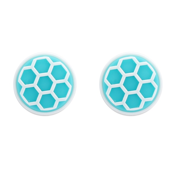 Tumgrepp Set Joystick Cap Silikon Controller Skydd Halkskydd Cap för Switch Lite(Beehive Green)