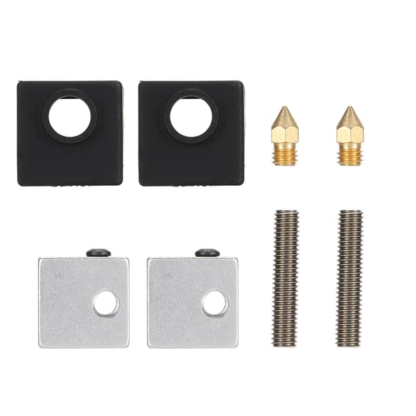 Anet MK8 3D -tulostimen lisävarusteet Lämmityslohko 0,4 mm Suutin Putki Silikonipeite