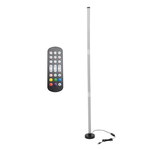 RGB gulvlampe med fargeskiftende LED hjørne gulvlampe musikksynkronisering 1000 dimbare moduser gulvlampe med fjernkontroll for rom bar