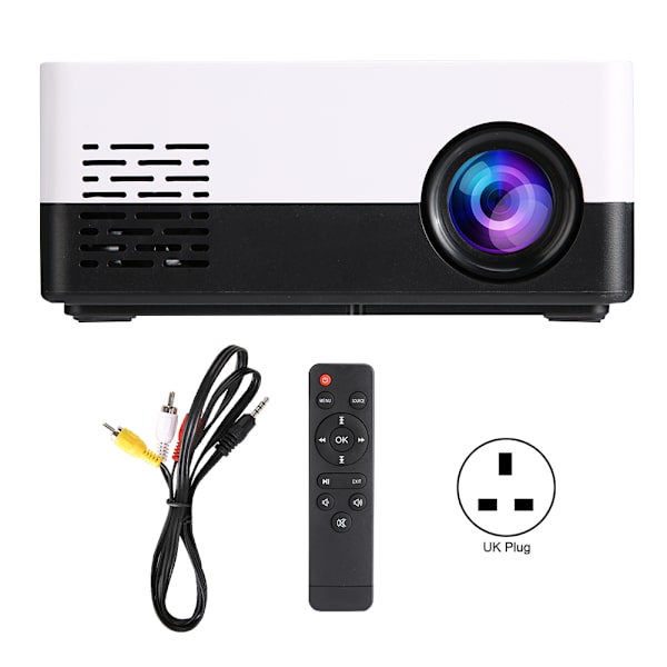 J15 Lasten Manuaalinen Tarkennus LED Langaton Viihde Matkapuhelin Koti Mini 1080P ProjektoriUK 110~240V