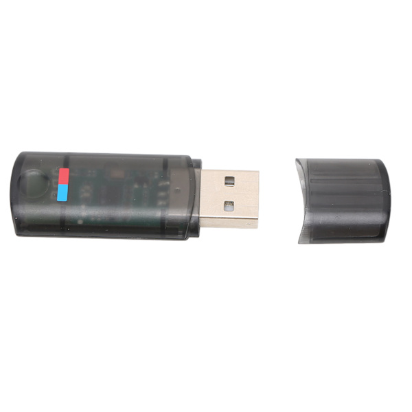 Trådløs sender 1 til 2 Bluetooth-sender med USB+AUX dobbelt indgangsfunktion