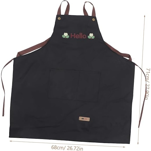 Dam Overaller Multifunktionella Arbetskläder Bib Dam Polyester black
