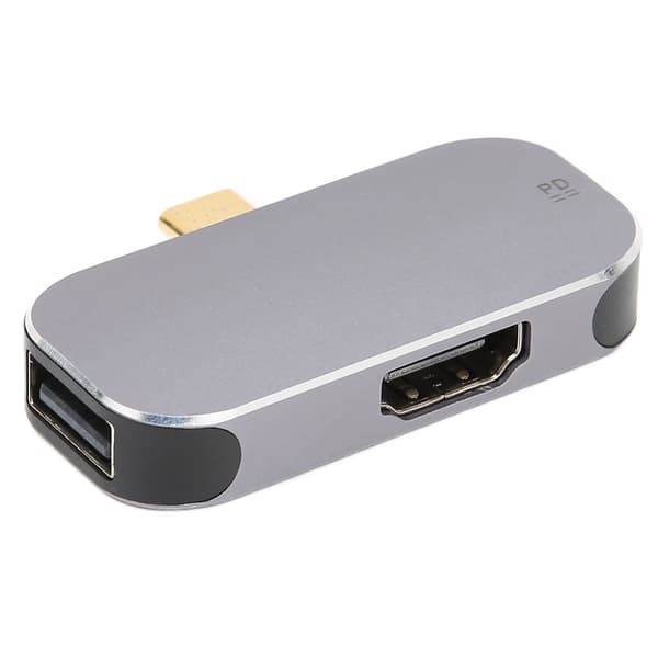 USB C-dokkingstasjon 3 i 1 USB C til High Definition Multimedia Interface Plug and Play 3 i 1 USB C-hub
