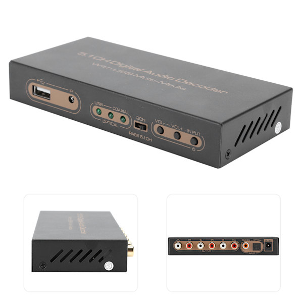 5.1CH Digital Audio Decoder MultiMedia Audio Player 5.1 Audio AC3 DTS LPCM