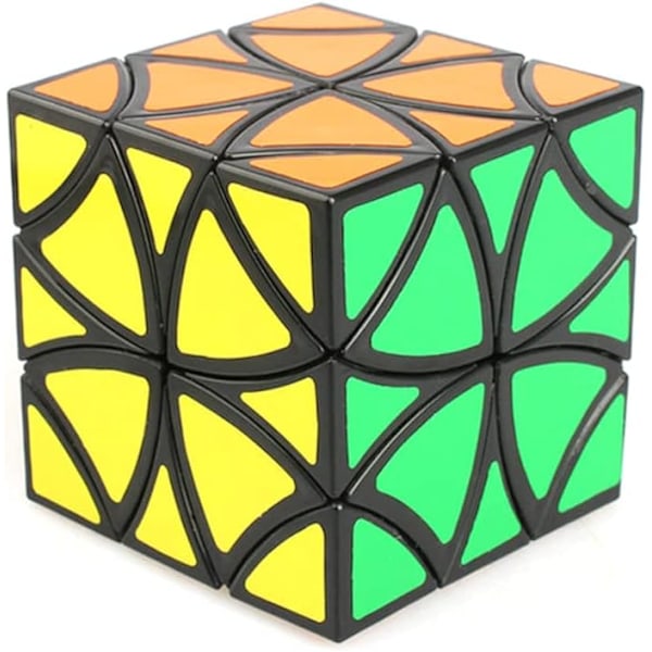 Curvy Copter Pusleskube, Butterfly Puslespill, Helikopter Twisty Speed Cube Puslespill, Hjernespill, Svart