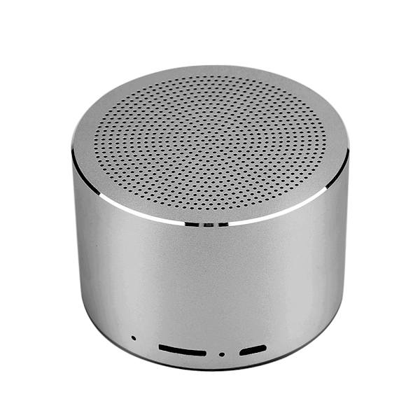 Kannettava Mini Bluetooth-kaiutin Langaton Mini Ulkoinen Stereo Musiikkisoitin LED-valolla Harmaa
