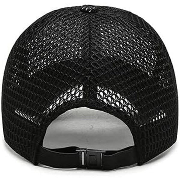 Sommar Mesh Baseballkeps för Män Kvinnor Trucker Mesh Hat Baseballkepsar Utomhus Sport Löpning keps 2-gray