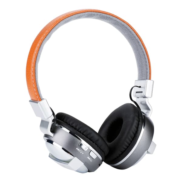 Trådløse Bluetooth 4.1 støjreducerende stereo-lyd over-ear headset hovedtelefoner sølv