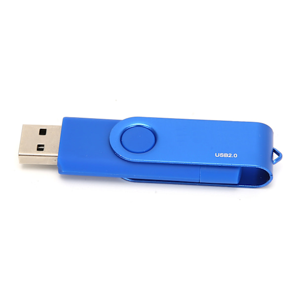 Yvonne U-disk OTG dobbelt port mini plugin flashdrev dataoverførsel lagerenhed YT602-2(128G )