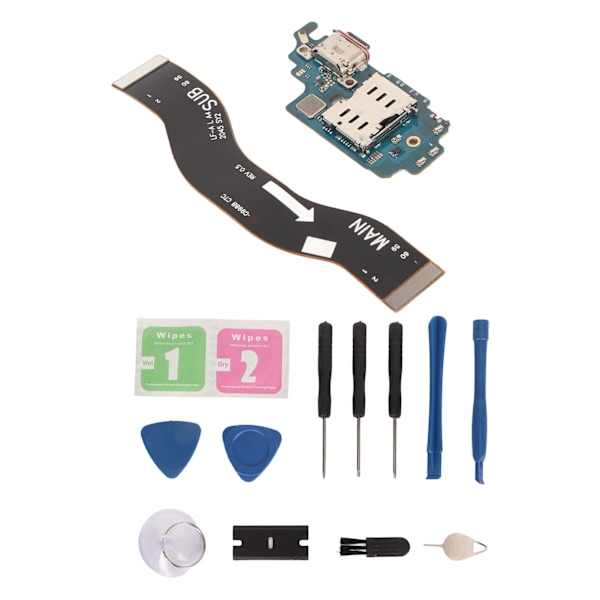 Ladeport Dock-kontakt erstatning USB C ladeport Flex-kabel for Galaxy S21 Ultra SM G998U D 0  versjon