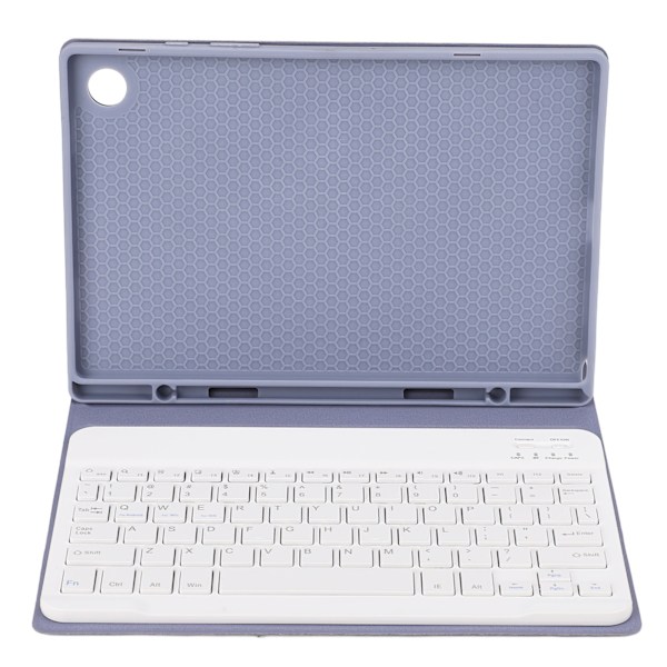 For Tab A8 Keyboard Case Stable Typing Detachable Precise Cutting PU Tablet Wireless Keyboard with Case for Tab A8 10.5in Without Touchpad