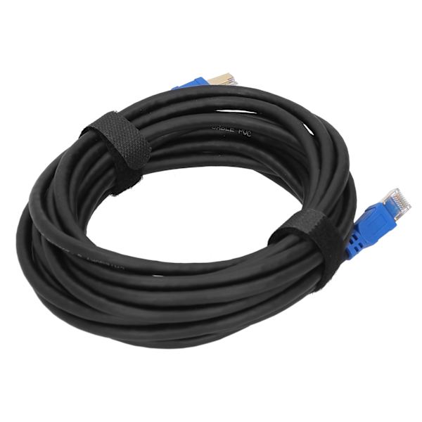 40 Gbps 2000 Mhz Cat8 Ethernet-kabel Gullbelagt RJ45-leder LAN-kabler for Hub-ruternettverksadaptere (6 m 19,7 fot)